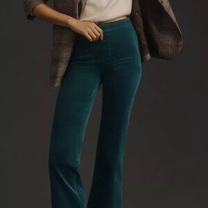 Women's velvet pull-on flare jeans size xs